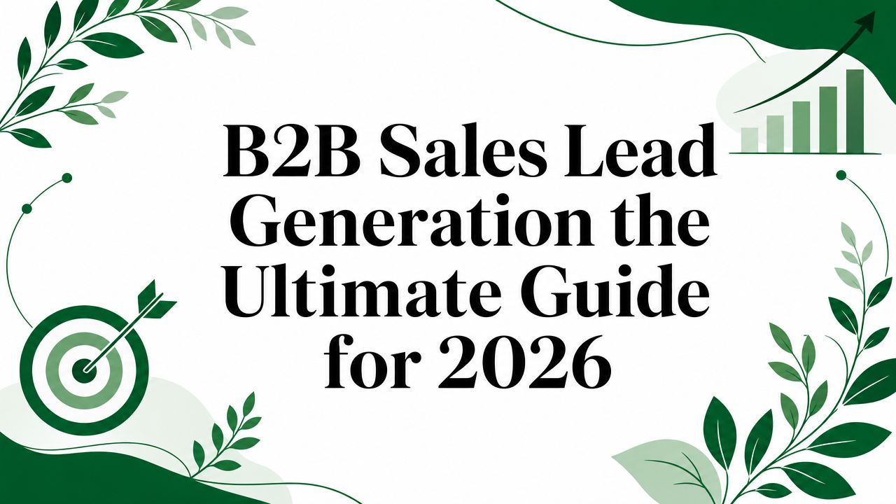 B2B Sales Lead Generation the Ultimate Guide for 2026