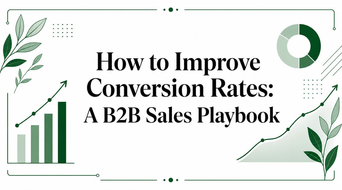 How to Improve Conversion Rates: A B2B Sales Playbook