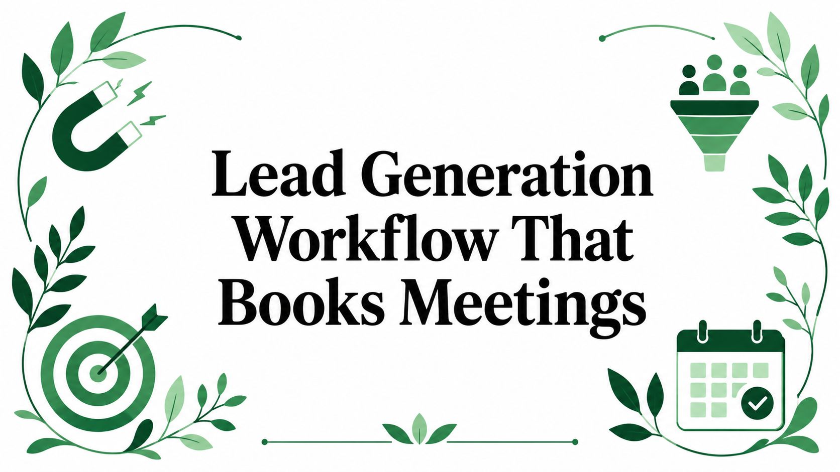 Lead Generation Workflow That Books Meetings