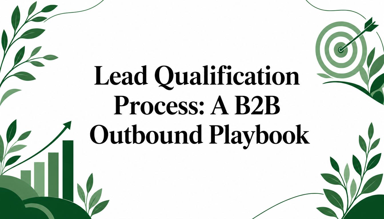 Lead Qualification Process: A B2B Outbound Playbook