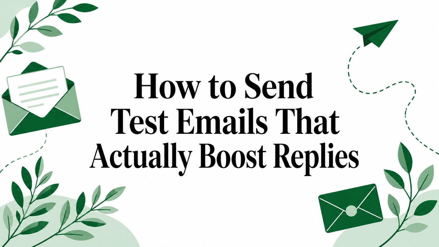 How to Send Test Emails That Actually Boost Replies