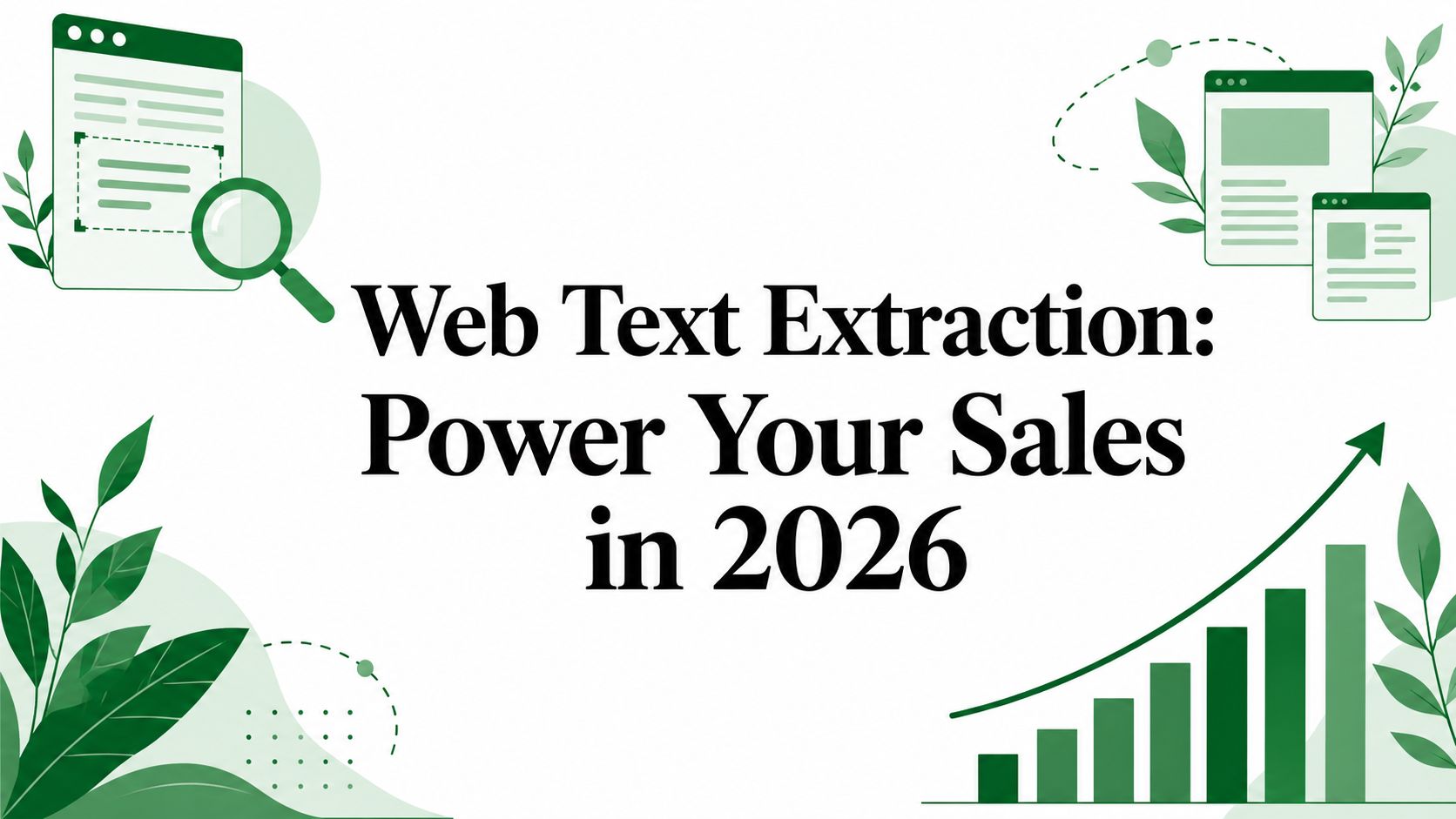 Web Text Extraction: Power Your Sales in 2026