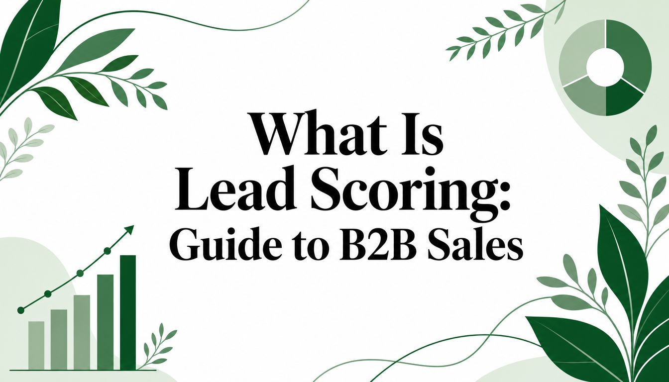 What Is Lead Scoring: Guide to B2B Sales